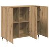 vidaXL Sideboard Artisan Oak 90 x 34 x 80 cm Engineered Wood