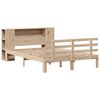 vidaXL Bookcase Bed without Mattress 120x200cm Solid Wood Pine