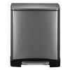 EKO Pedal Bin E-Cube 28+18 L Steel