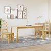 vidaXL 3 Piece Dining Set Panama Solid Wood Pine