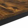 vidaXL Coffee Table Smoke Oak 60 x 60 x 36 cm Engineered Wood