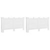 vidaXL Radiator Covers 2 pcs White 152x19x81,5 cm MDF