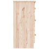 vidaXL Chest of Drawers ALTA 112x35x73 cm Solid Wood Pine