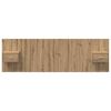 vidaXL Headboard with Cabinet 3 pcs Artisan Oak Engineered Wood