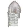 vidaXL Knight Helmet Antique Replica LARP Silver Steel