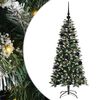 vidaXL Artificial Christmas Tree with 150 LEDs with Stand Green 120 cm