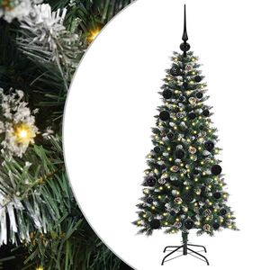 vidaXL Artificial Christmas Tree with 150 LEDs with Stand Green 120 cm