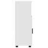 vidaXL Bathroom Cabinet White 30 x 35 x 95 cm Engineered wood & Metal