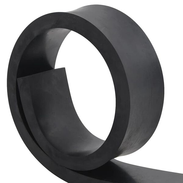 vidaXL Rubber Edge for Snow Plow Black 120x8x2 cm