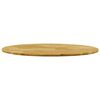vidaXL Table Top Solid Oak Wood Round 23 mm 700 mm