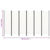 vidaXL 6-Panel Room Divider White 300x180 cm