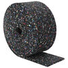 vidaXL Rubber Granulate Roll Black 1000 x 10 x 0.8 cm Rubber