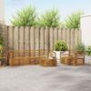 vidaXL Sofa Sets 7 pcs Natural Solid Acacia Wood
