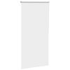 vidaXL Roller Blind Blackout White 85x130 cm Fabric Width 80.7 cm Polyester