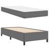 vidaXL Bed Frame with Mattress Light Grey 80 x 200 cm Fabric