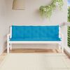 vidaXL Garden Bench Cushions 2pcs Light Blue 180x50x7cm Oxford Fabric