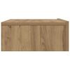 vidaXL TV Cabinet with LED Lights Artisan Oak 60x35x15.5 cm