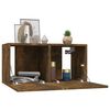 vidaXL Hanging TV Cabinet Smoked Oak 60x30x30 cm Engineered Wood