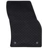 vidaXL Car Mat 4 pcs Black suitable for Seat ATECA 2016- Rubber