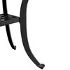vidaXL Garden Table Black 53x53x53 cm Cast Aluminium