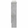 vidaXL Radiator Cover Concrete Grey 112 x 19 x 81.5 cm Engineered Wood