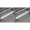 vidaXL Linear Shower Drain 2 pcs Line 830x140 mm Stainless Steel