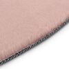 vidaXL Rug 160 cm Faux Rabbit Pelt Old Pink