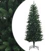 vidaXL Artificial Hinged Christmas Tree 120 cm PE and PVC Green