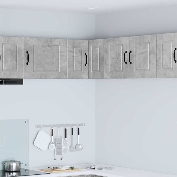 vidaXL Kitchen Cabinet Concrete Grey 57 x 57 x 40 cm Engineered Wood