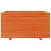 vidaXL Garden Planter Wax Brown 90x60x49.5 cm Solid Wood Pine
