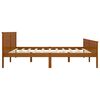 vidaXL Bed Frame without Mattress Honey Brown Solid Wood Pine 200x200cm