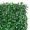 vidaXL Artificial Shrub Leaf Fence 6 pcs Green 50x50 cm