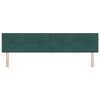 vidaXL Headboard with LED Strip Lights Adjustable Green 100 cm Velvet