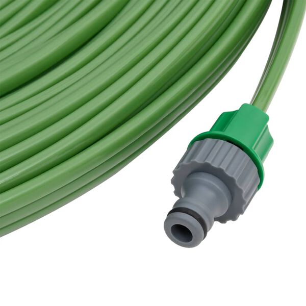 vidaXL 3-Tube Sprinkler Hose Green 7.5 m PVC