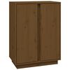 vidaXL Sideboard Honey Brown 60x35x80 cm Solid Wood Pine