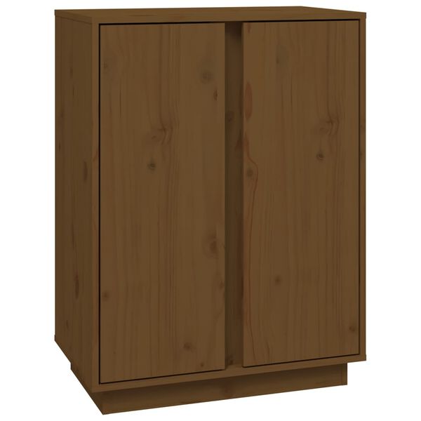 vidaXL Sideboard Honey Brown 60x35x80 cm Solid Wood Pine