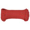 vidaXL Boat Rope Red 5 mm 50 m Polypropylene