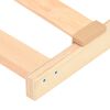 vidaXL Slatted Bed without Mattress Base with 13 Slats 100x200cm
