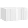 vidaXL Wall-Mounted TV Cabinet 59.5 x 41 x 30 cm High Gloss White