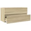 vidaXL Sink Cabinet Sonoma Oak 90x38.5x45 cm Engineered Wood