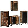 vidaXL Bathroom Furniture Set 4 pcs Multicolour Solid Reclaimed Wood
