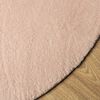 vidaXL Rug HUARTE Short Pile Soft and Washable Blush &Oslash; 160 cm