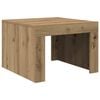 vidaXL Coffee Table Artisan Oak 50 x 50 x 35 cm Engineered Wood