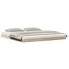 vidaXL Floor Bed Frame Natural 180 x 220 cm Solid Pine Wood