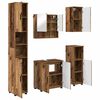 vidaXL Bathroom Furniture Set 5 pcs Old Wood Engineered wood & Metal