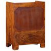 vidaXL Shoe Cabinet with Door Brown 55 x 35 x 75 cm Solid Acacia wood