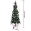 vidaXL Artificial Christmas Tree with 300 LEDs Green 86 x 86 x 210 cm