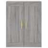vidaXL Wall Mounted Cabinets 2 pcs Grey Sonoma Engineered Wood