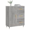 vidaXL Sideboard Grey Sonoma 69.5x34x90 cm Engineered Wood