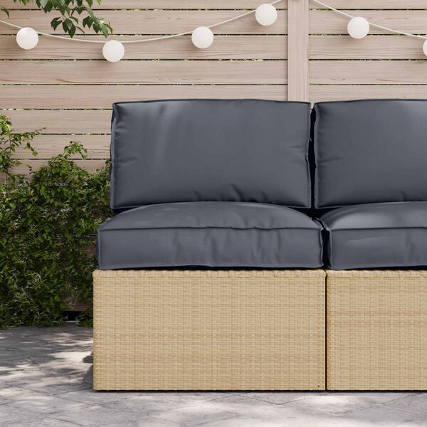 vidaXL Pallet Cushion Set 2 pcs Anthracite Oxford Fabric